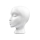 thumbnail image 1 of Peluca de espuma, soporte de exhibición de cabeza, poliestireno expandido, exhibición de cabello, modelo de exhibición de sombrero de cabello, maniquí, 1 of 8
