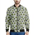 thumbnail image 5 of Chaqueta con cremallera con estampado 3D de globo ocular espeluznante para hombres y mujeres, sudadera con personalidad, abrigo suelto, chaqueta bomber de manga larga con cremallera, 5 of 5