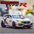 thumbnail image 3 of Diecast Car 1/32 for Honda Civic Type-R Model Car Pull Back Toy Car with Light and Sound Model Vehicles for Boys Girls Gift Christmas, 3 of 8