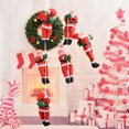 thumbnail image 2 of Mosey Christmas Ornament Santa Ladder Climbing Festive New Year Gift Christmas Tree Window Decor Create Atmosphere Cartoon Decor Supplies, 2 of 8