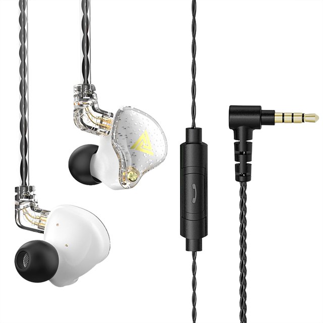 Auriculares deportivos Control de cable en la oreja con micrófono Subwoofer Auriculares para teléfono móvil
