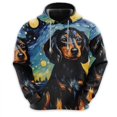thumbnail image 4 of Sudadera con capucha con gráficos de arte de grafiti de perros divertidos para hombres, ropa de moda Harajuku, sudaderas de pastor alemán, sudaderas con capucha con cara de perro mascota, camisetas Y2, 4 of 5