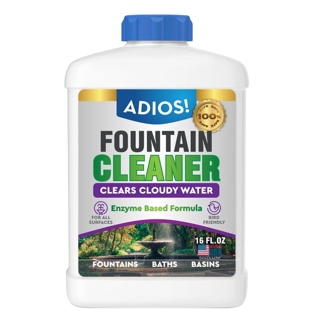 Limpiador para fuentes Adios! para fuentes exteriores/interiores 473 ml