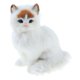 thumbnail image 1 of Juguete de peluche de caballo o gato para decoración de jardín de hadas Gato blanco, 1 of 6