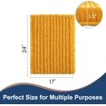 thumbnail image 2 of Soft Plush Microfiber Bathroom Rugs, Absorbent Bath Rugs Non Skid Machine Wash Dry Bath Mats for Tub,Shower and Bath Room Floor Mats(Saffron,17x24 inches), 2 of 6