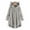 Gray, variant on Turilly Womens Jackets Ladies Women Plus Size Button Plush Tops Hooded Loose Cardigan Wool Coat Winter Jacket