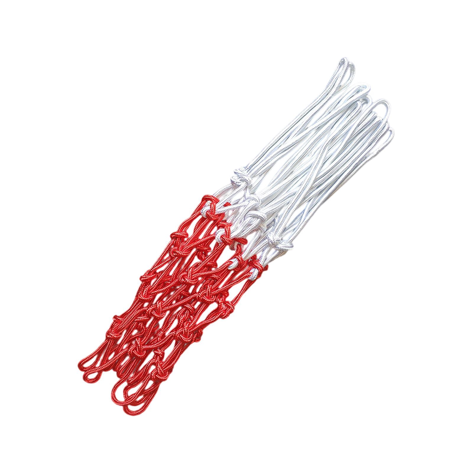 harayaa Basketball Net Basketball Court Equipment Premium Heavy Duty Basketball Rim Nets Round Rope Dia 5.5mm