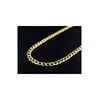 Real 10K Yellow Gold Solid Diamond Cut Cuban Link Chain Necklace 18-26" (2.5MM)