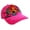 Hot Pink, variant on Embroidery Tattoo Cap - Rose (Washed Cotton) - Black - HT-BSR100BK