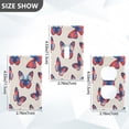 thumbnail image 7 of Yayeee Blank Wall Plate Cover 1-Gang 4.5"x2.7" Home Unused Decorative Outlet, Blue Butterflies, 7 of 7