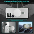 thumbnail image 4 of Dteck Clear for Samsung Galaxy S24 Ultra Mag Safe Case with Camera Lens Protector,Strong Magnetic Case for S24 Ultra,Full Protection Plating Anti-Scratch Slim Thin Case Cover,Green, 4 of 6