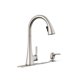 thumbnail image 1 of KOHLER R22867-SD-VS Maxton grifo de cocina desplegable con dispensador de jabón/dispensador de loción, grifo para fregadero de cocina con rociador desplegable, acero inoxidable vibrante, 1 of 5