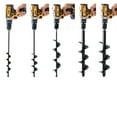 thumbnail image 5 of VASGOR Set of 5 Auger Drill Bit for Planting (1.6x16", 2x16", 2.6x16", 3x16", 3.5x16") - Easy Planter Garden Auger - Bulb & Bedding Plant Augers - Post Hole Digger for 3/8” Hex Drive Drill, 5 of 9