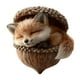 thumbnail image 1 of Artesanías Decorativas Adorno navideño de animales del bosque para árbol de Navidad, colgante acrílico de 8 cm para decoración festiva (1 unidad) Rkxzt, 1 of 9