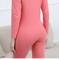 thumbnail image 4 of Conjuntos de ropa interior térmica de seda para mujer de moda | Calzoncillos largos de seda para mujer | Conjuntos de ropa interior larga de seda, 4 of 5
