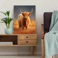 thumbnail image 5 of UXIEQU Highland Cow Canvas Wall Art Print 15.75x11.81 Inches, 5 of 8