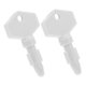 thumbnail image 2 of 2 Pcs Replacement Key for Paper Towel Dispensers Commercial Dispensers Key Bathroom Tissue Holders Key Replacement Paper Towel Dispenser Key, 2 of 4