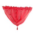 thumbnail image 1 of VOILE SWAG SWAGS TASSLED CORTINA DECORATIVA DRAPE PELMET VALANCE - varios rojo Gloria Pañuelo de cortina de gasa, 1 of 9