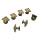 thumbnail image 3 of Pernos Prisioneros Del Remache de La Del Cuadrado Del Metal 100pcs para La Decoración de Los Bolsos de Los Zapatos de La Ropa 7mm Macarena Pyramid Square Stud Rivets, 3 of 8