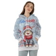 thumbnail image 4 of Hello Winter Manx Smiling in Red Scarf Hat Welcome Christmas All Over Print 3D Hoodie Unisex Merch Hoodies Cat Lover Kitten Owner Gifts - 00017, 4 of 6