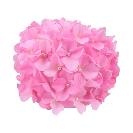 

Fashionable Swim Floral Petal Stylish Swimming Hat Bathing Caps Size L for Women (Pink)