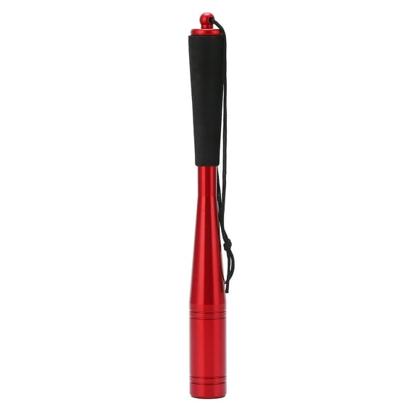 Fishing Bat, Portable Metal Fish Bat Lanyard Design Comfortable Grip With EVA Non Slip Handle For Outdoor Kayak Fishing Red