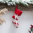 thumbnail image 6 of LONGRV Christmas Stockings, 3 Pack Christmas Stocking 16 Inches Large Cable Knitted Stocking Decorations for Family Holiday Xmas Party Decor (Red), 6 of 7