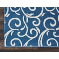 thumbnail image 3 of Eclectic Essentials Blue Bohemian Botanical Area Rug, 3 of 4