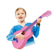 Ready Ace 30 Toy Student Beginner Guitar, Pink - Ages 7 Years and up. Dreadnought Shape