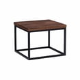 thumbnail image 4 of Powell Ellery Coffee and End Table Set - Brown Wood and Black Metal, 4 of 8