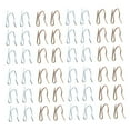 thumbnail image 4 of FUTUREORYY 350 Pcs Accessoires de Rideau en Forme de S pour Usage Domestique en Argent 1.34x0.67 Po, 4 of 8