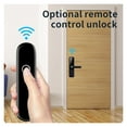 thumbnail image 5 of Tuya Smart Door Lock Anti Peeping Finrprint Security Handle Lock APP Control Accessories For Home Office S Doors ,Flexible Password Options, 5 of 6