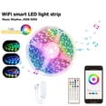 thumbnail image 1 of TUYA WIFI Tira de Luces LED Inteligentes 5050 RGB con Sincronización de Música, Cambio de Color, Control Remoto y Control por Voz, 1 of 1