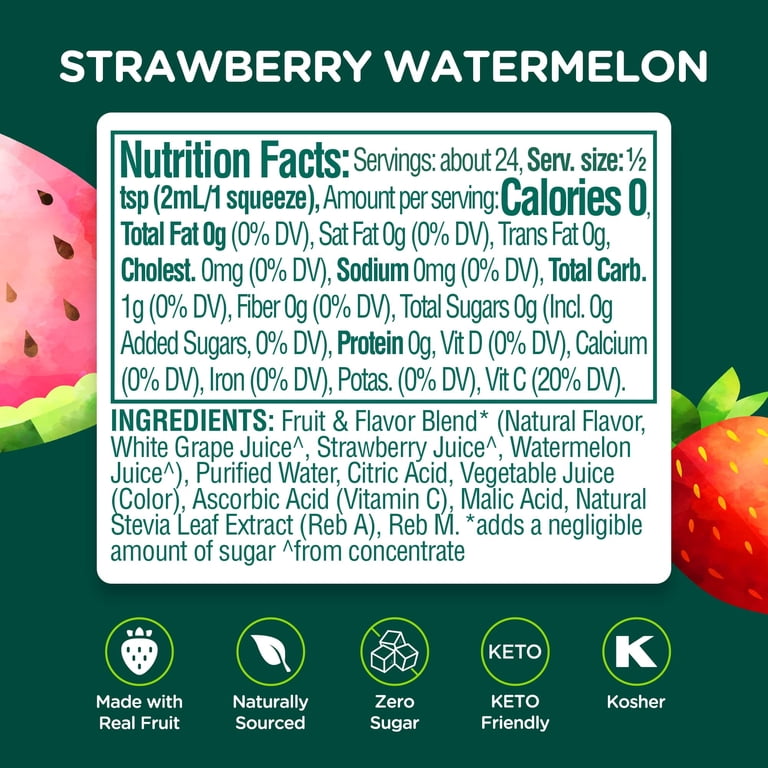 Stur Strawberry Watermelon Liquid Water Enhancer, 3 Pack photo 3
