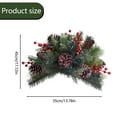 thumbnail image 4 of Christmas Holiday Planter Decorations Christmas Holiday Planter Filler Pre Lit Xmas Trees with Golden & Red Berries Outdoor Lighted Christmas Decorations丨A, 4 of 8