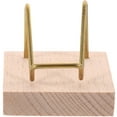 thumbnail image 4 of Crystal Mineral Display Stand Wooden Base Mineral Display Easel Minerals Displaying Holder, 4 of 8