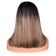 thumbnail image 2 of Riforla Perruques Courtes Droites Synthétiques Mode BOBO Marron pour Femmes Perruques Cheveux Naturels Perruques Femmes Marron, 2 of 8