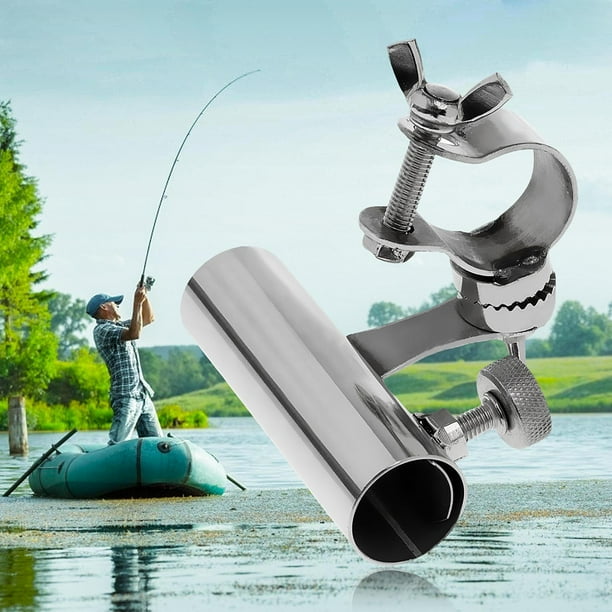 Stainless Steel Chair Mount Fishing Rod Holder Stand Boat Walmart