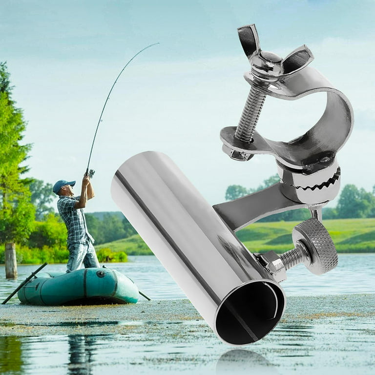 Mount Fishing Rod Holder, Stainless Steel Fishing Rod Stand Support for  Beach Offshore Fishing 