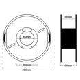 thumbnail image 1 of 3D Printing Supplies PLA Supplies 1.75mm/1KG 3D Printer Filament 1KG Spool 3D Printer Accessories,Gray, 1 of 5