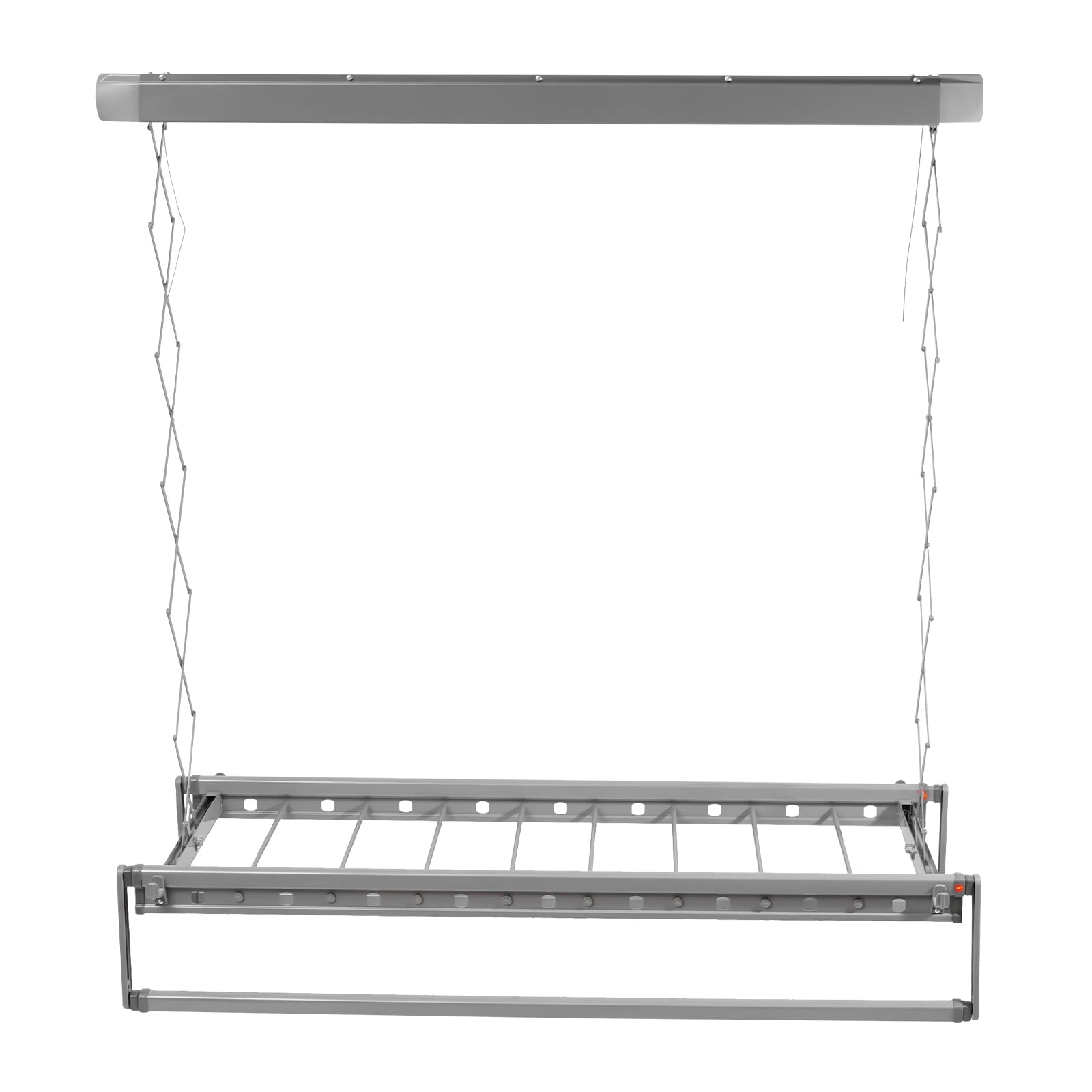 1 PCS Gray Electrical Airing Rack, Airing Rack with Remote Control, Electrical Airing Rack with Light, Overall Load-bearing Capacity: 35kg/77.16 lbs, 110V