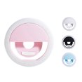 thumbnail image 3 of Alician Selfie Ring Light For Phone 3-level Brightness Portable Rechargeable Clip-on Fill Light For Mobile Phone Laptop Meeting Streaming Makes Up RK12, 3 of 9