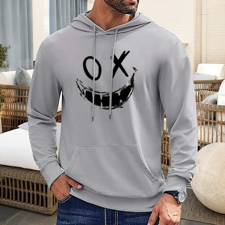 MKLEKYY Pull-Over pour Femmes Mode Décontractée pour Hommes, Pull à Capuche à Manches Longues avec Cordon de Serrage