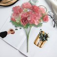 thumbnail image 6 of Mdesiwst Artificial Rose Flower with Stem Wedding Faux Flower Bouquet Fake Floral Arrangement Decoration, 6 of 7
