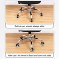 thumbnail image 5 of Qyaukm 5Pc Furniture Stoppers to Prevent Sliding - Wheel Stopper for Furniture and Bed Frame Wheel Stoppers - No Slip Stopper for Chairs, Desks, Sofas - Protects All Floors - Square Bean Color, 5 of 8