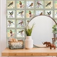 thumbnail image 4 of ZHAOCHENG 10 Pegatinas de pared de azulejos de simulación 3D impermeables, autoadhesivas, murales de flores, decoración de pared, hogar, cocina, baño, dormitorio, decoración de habitación de niños al, 4 of 5