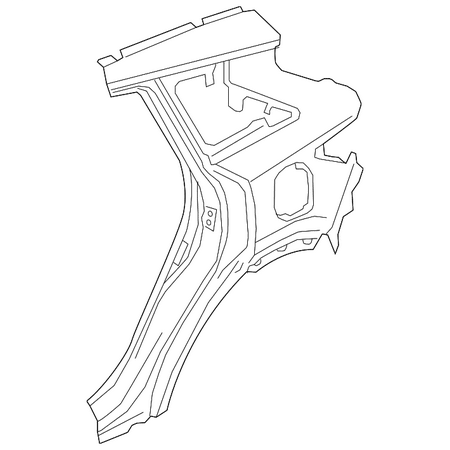 Genuine OE Infiniti Quarter Panel - G8101-5NAMA