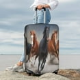 thumbnail image 7 of Lsque Running Horses Printed Luggage Cover, Travel Luggage Protector,Scratch and Dirt Resistant, Fits 18-32 Inch Luggage-X-Large, 7 of 7