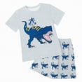thumbnail image 6 of HCNTES 2Pcs Toddler Baby Boys Shorts Set Clothes Little Boys Summer Short Sleeve T-Shirts and Shorts Casual Summer Outfits(Light Gray,6-7 Years), 6 of 6