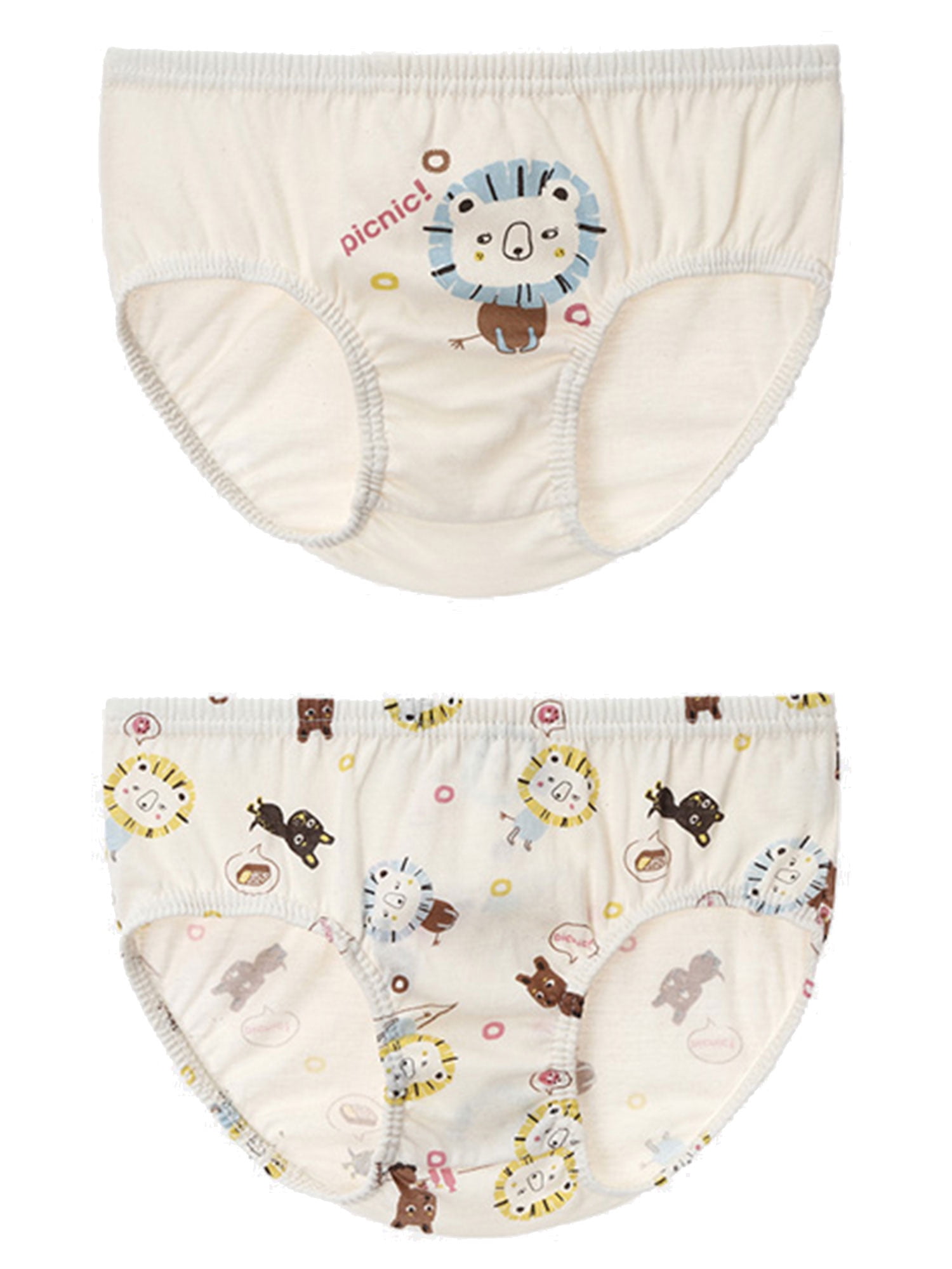 HiOrganic 100/% Organic Cotton Toddler Boys Underwear Panty 2 Pack 3T-7